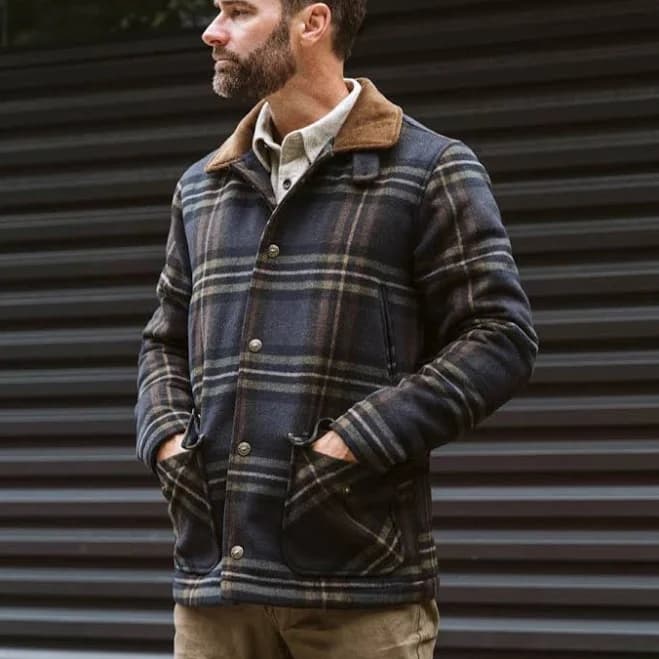 Ellis Plaid Wool Jacket