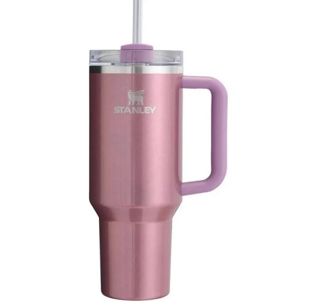 Stanley 40 Oz H2.0 Flowstate Mauve Shimmer X Target Collab NEW With Tags - New Home