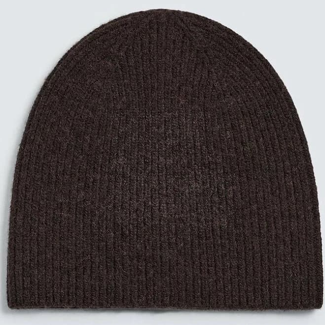 Zara Men's Ribbed Wool Beanie