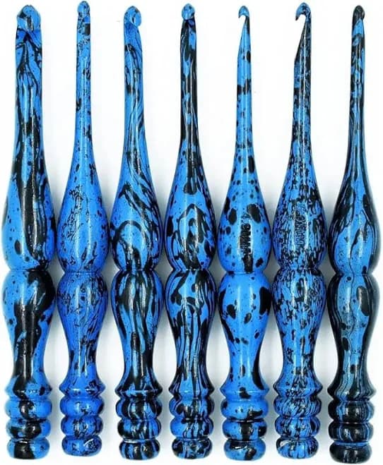 Fab Ergonomic Blue Meanie Crochet Hooks at Fabulous Yarn