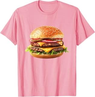 Hamburger Cheese BBQ Lovers T-Shirt
