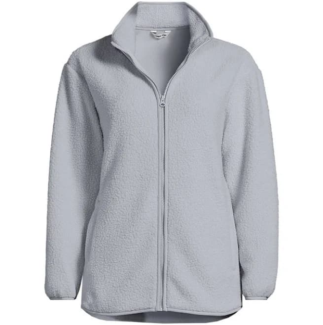 Lands' End Women's Cozy High Pile Full Zip Fleece Jacket