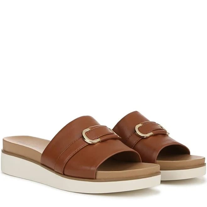 LifeStride Women's Genevieve Platform Slide Sandals