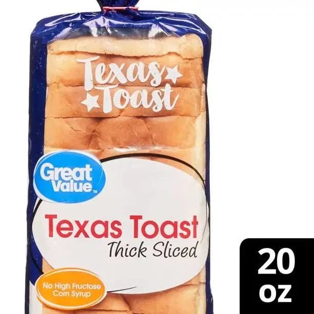 Great Value Texas Toast Thick Sliced Bread Loaf (20 OZ)