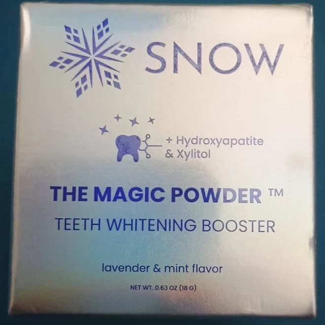 Snow The Magic Powder Teeth Whitening Booster - Mint & Lavender Flavor