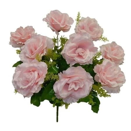 Blush Pink Rose with Eucalyptus