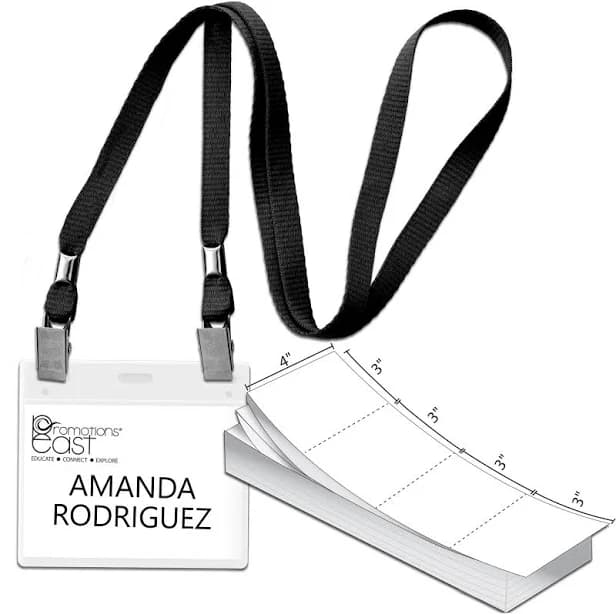 Lanyards 4" x 3" Standard Badge Event Kit