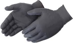 Duraskin 2016BK BlackShield 6 mil Nitrile Powder Free Disposable Gloves