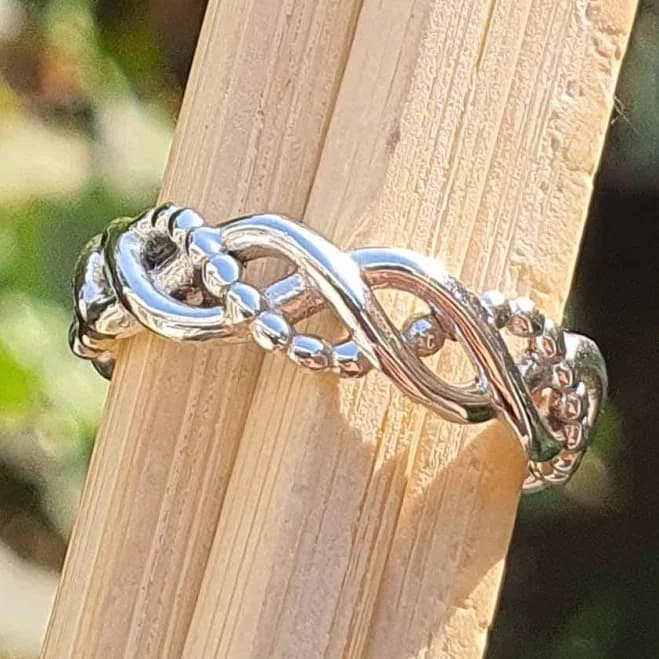 Sterling Silver Braided Twist Band