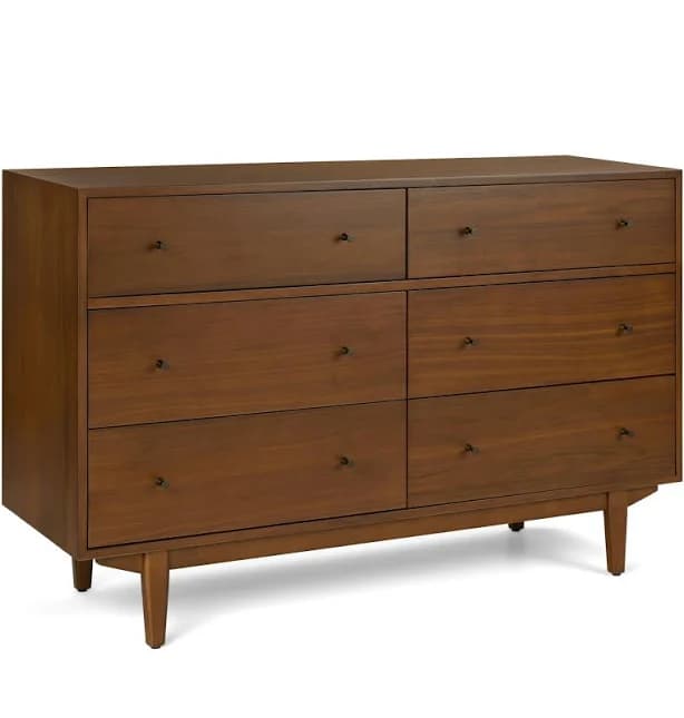 Article Cooper Mid-Century Design 6 Drawer Double Dresser