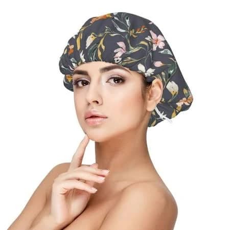 Silk Wildflowers Print Bonnet