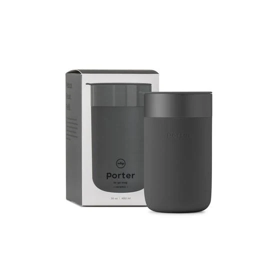 Porter Ceramic Mug 16oz Charcoal