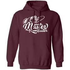 Master Baiter Fishing Hoodie - Maroon / XL