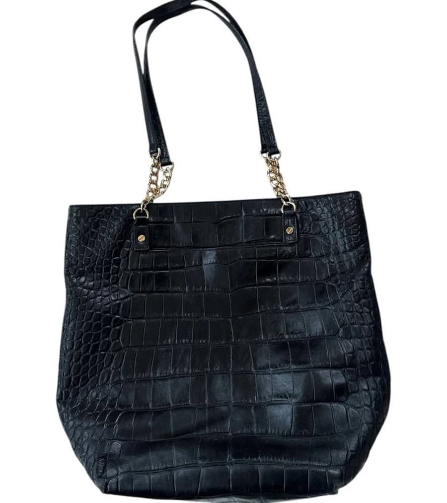 Michael Kors Croc Embossed Leather Tote
