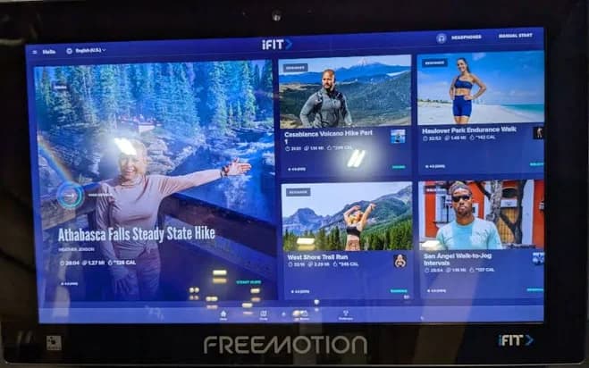 motion Fitness 22" Console Touch Screen Tablet - 22 Series Cardio