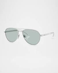 Prada Men's PR A54S Aviator Sunglasses | Neiman Marcus