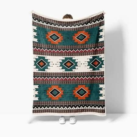 Southwest Aztec Throw Blankets