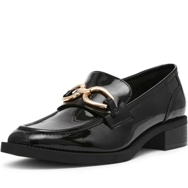Anne Klein Womens Korrie Buckle Loafers