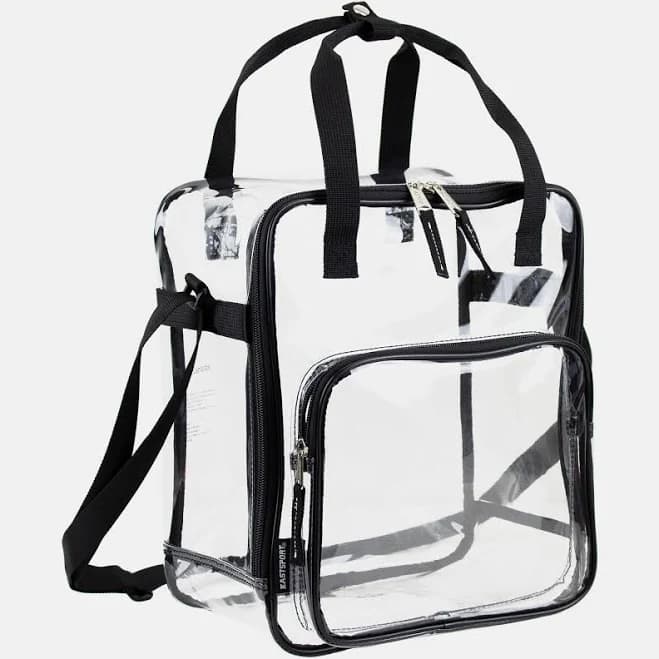 Eastsport Unisex Clear Double Handle Stadium Approved Tote