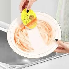 Amazon.com: Ruhho Sunflower-Flower-Print Kitchen Sponges, Cleaning Dish Sponges, Non-Scratch Scrubber Sponge, for Dishes,Pans,Pots & More- 3 Pack, Style : Health & Household