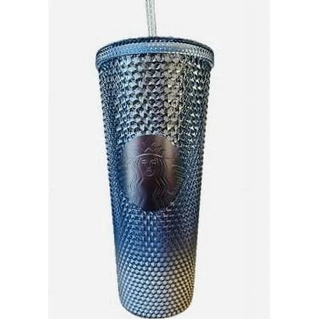 Starbucks 2023 Icicle Blue Ombre Bling Studded Venti Tumbler