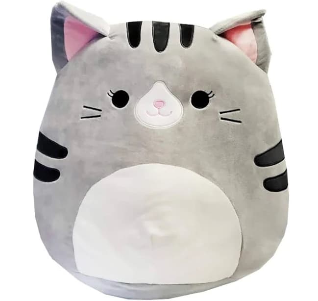 Squishmallow Tally The Grey Cat Plush