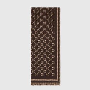 Gucci Gg-jacquard Scarf