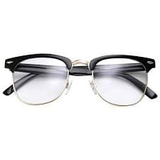 grinderPUNCH Men's Fashion Eyewear - Non Prescription Clear Lens Glasses with UV400 Protection - Walmart.com