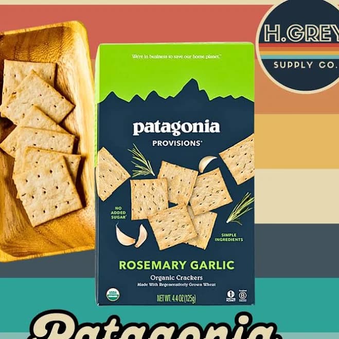 Patagonia Organic Rosemary Garlic Crackers (Regular)