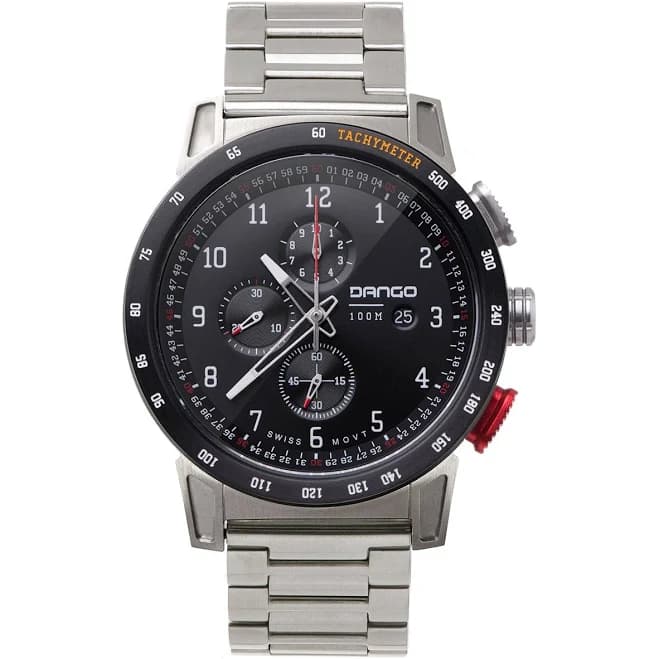 CR-01 Italian Leather Chrono Watch