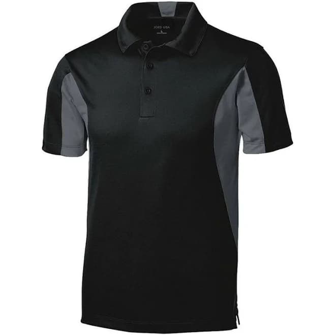 Men's Tall Side Blocked Micropique Sport-Wick Polo