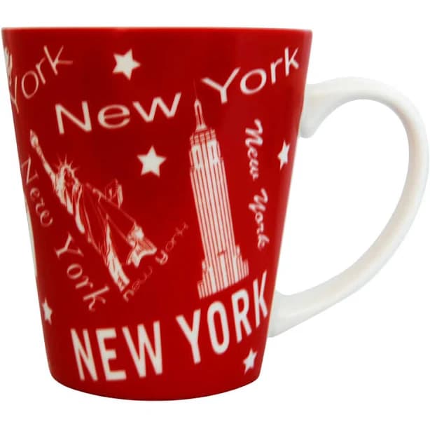 NY Scattered Icons Java Mug