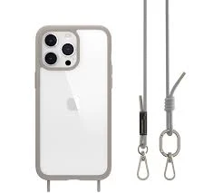 Roam + Strap Shockproof Protective Case with Lanyard for iPhone 15 Series - Roam + Strap / iPhone 15 Pro Max / Gray