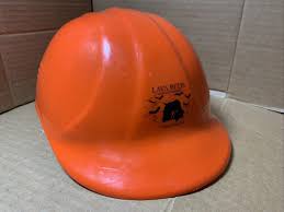 Vtg LAVA BEDS National Monument Park NPS Souvenir ORANGE Hard Hat Helmet Caving | eBay
