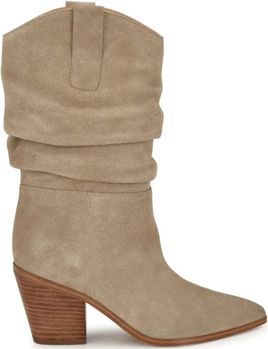 Nine West Women's Kadon Pointed Toe Slouch Boots