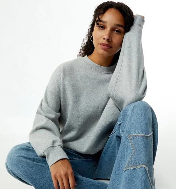 Women's Core Washed Crew Neck Sweatshirt