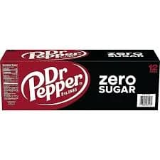 Zero Dr Pepper 12 Pk 12 Oz