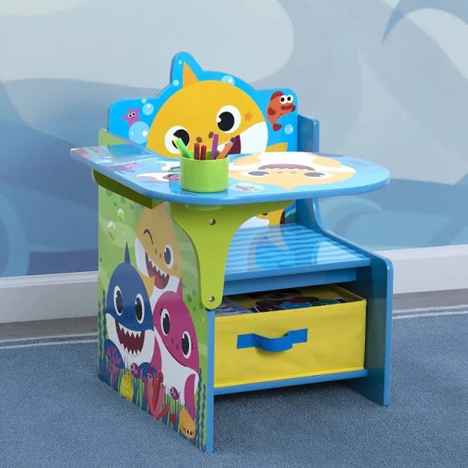 Delta Children Baby Shark Chair Desk