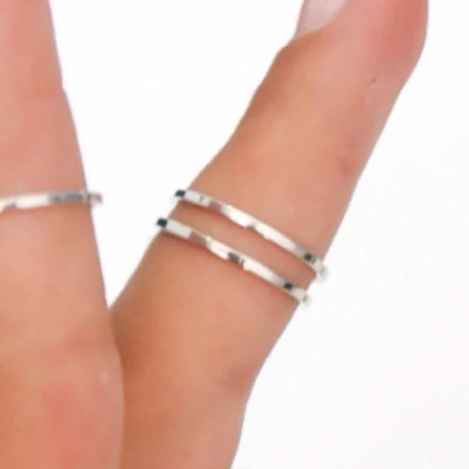 Sterling Silver Above The Knuckle Stacking Rings
