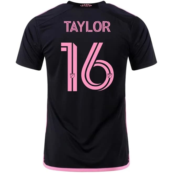 adidas Robert Taylor Inter Miami Away Jersey 23/24 (Black/True Pink) S