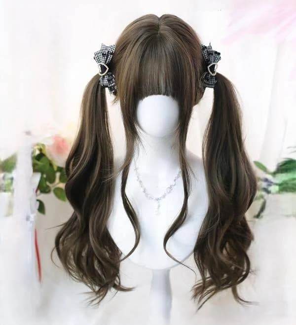 Wavy Wig with Bangs