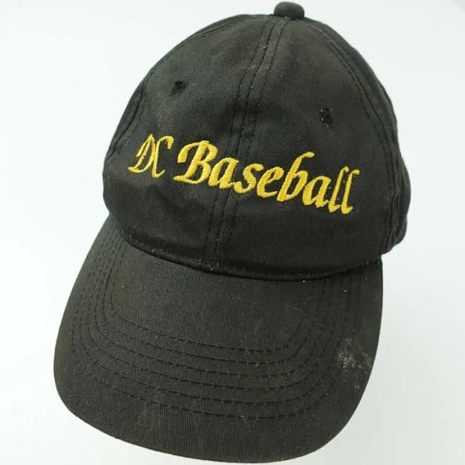 Dc Baseball Black Yellow Snapback Youth Cap Hat