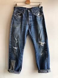 Vintage 1970's Levi's 501 Single Stitch Selvedge Denim Jeans – La Lovely Vintage