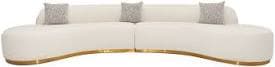 VIG Furniture Divani Casa Frontier Curved Sectional Sofa