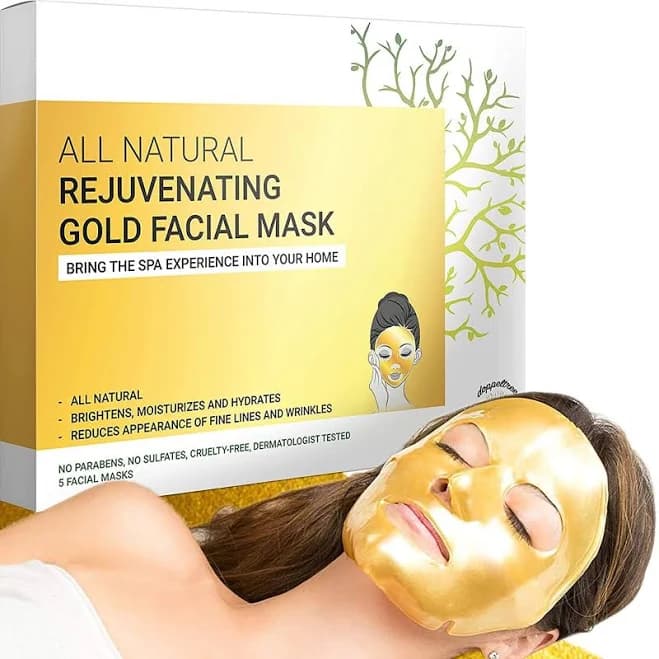 Doppeltree Anti-Wrinkle & Rejuvenating Gold Facial Sheet Mask