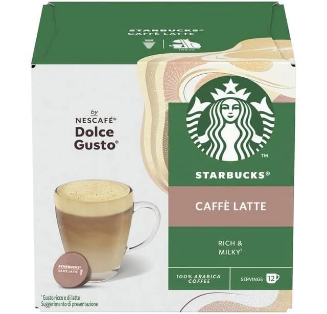 Starbucks Caffe Latte Coffee Pods