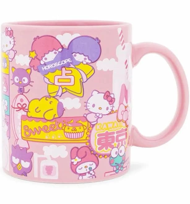 Sanrio Kitchen | Sanrio Hello Kitty Pink Mug | Color: Pink/Yellow | Size: Os | Annx99's Closet
