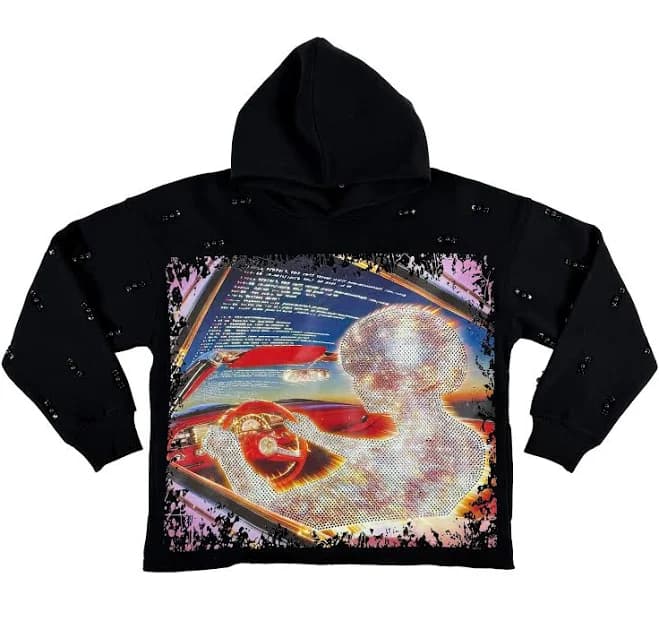 Pearl & Rhinestone Hoodie