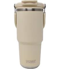 Amazon.com: MyBevi Duo Way Tumbler Premium Stainless Steel Travel and Sport Mug - Hot and Cold, 3-Layer Insulation, Sturdy Durable & Stylish On-the-Go Companion (Black) : Home & Kitchen