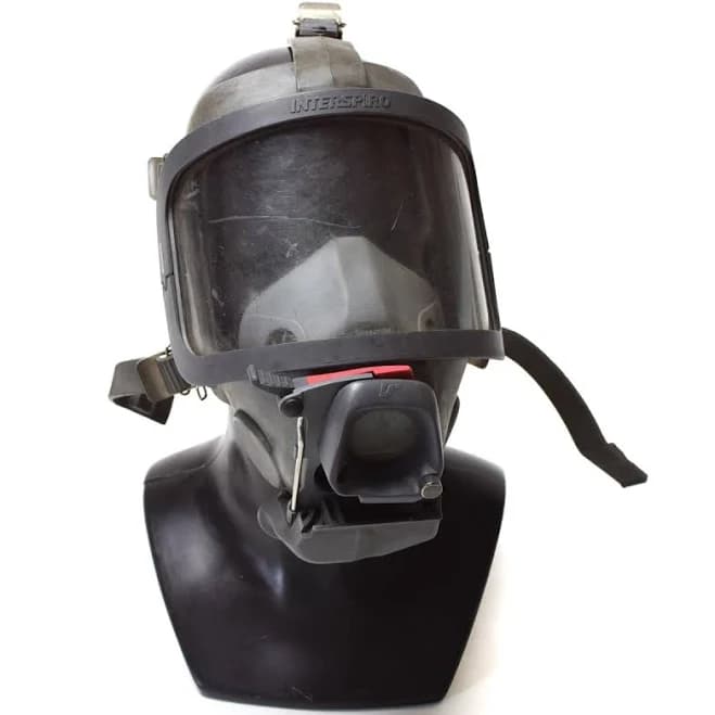 Firefighter scba mask genuine Interspiro brand Face firefighter breathing apparatus gas mask